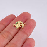 Herraje Herradura Caballo 1.05 g / 1.6 cm Oro Amarillo 18K