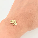 Herraje Herradura Caballo 1 g / 2.7 cm Oro Amarillo 18K