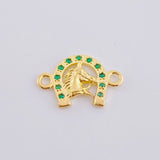 Herraje Herradura Caballo 1 g / 2.7 cm Oro Amarillo 18K