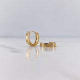 Candongas Tornillo 2.9gr / 1.3cm / Oro Amarillo 18K $