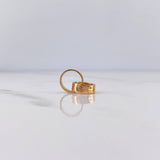 Herraje Argollas Tornillo 1.4gr / 1.2cm / Oro Amarillo 18K $