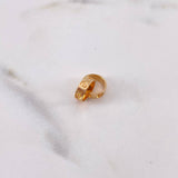 Herraje Argollas Tornillo 1.4gr / 1.2cm / Oro Amarillo 18K $