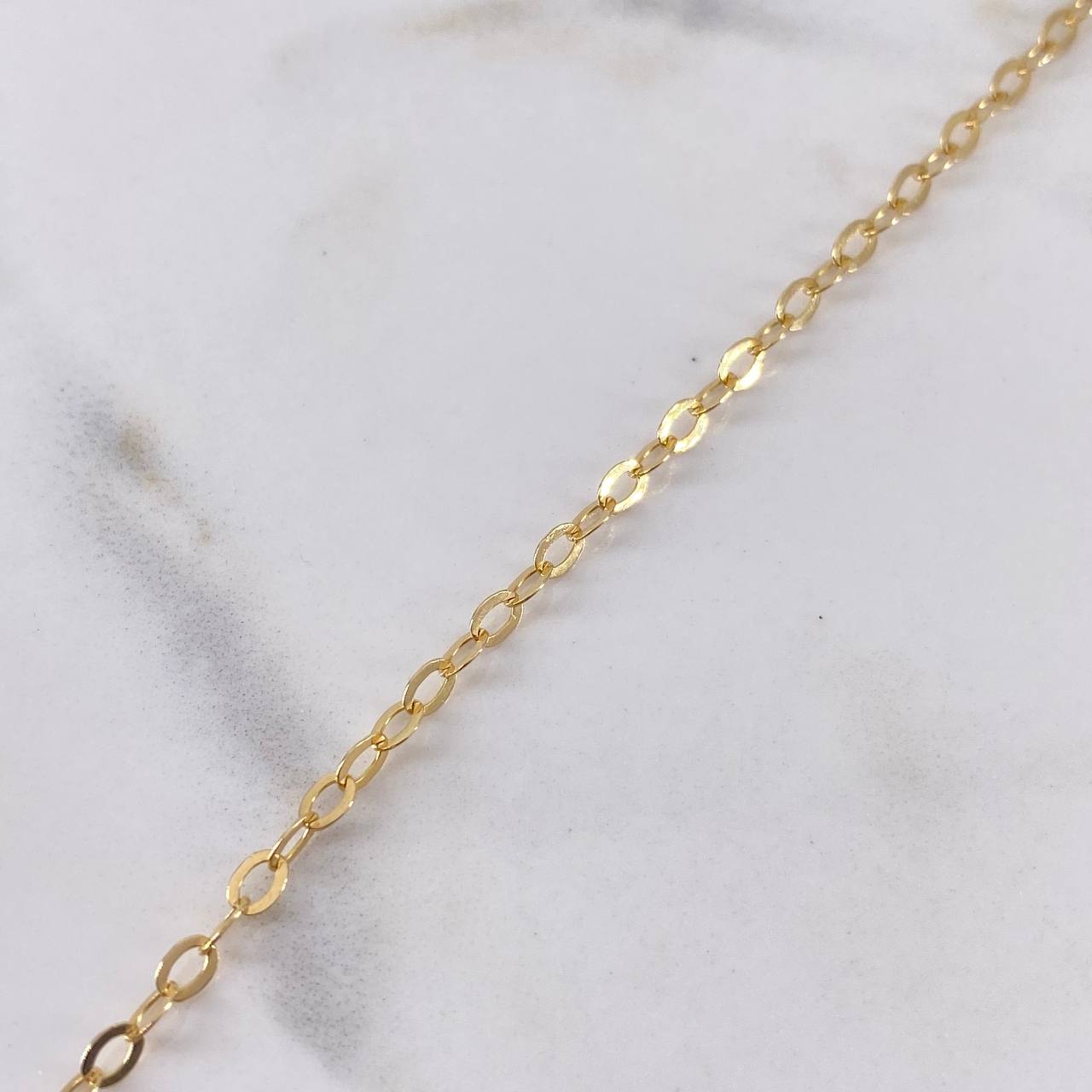 Pulso Aro Seguido 1.45gr / 18.1cm / 2.2mm Oro Amarillo 18K $