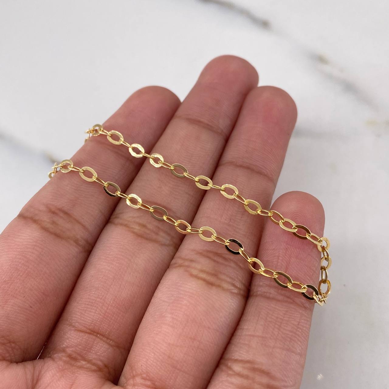 Pulso Aro Seguido 1.45gr / 18.1cm / 2.2mm Oro Amarillo 18K $