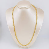 Cadena Cubana 7.3gr / 60cm / 5mm Oro Amarillo +1 18K