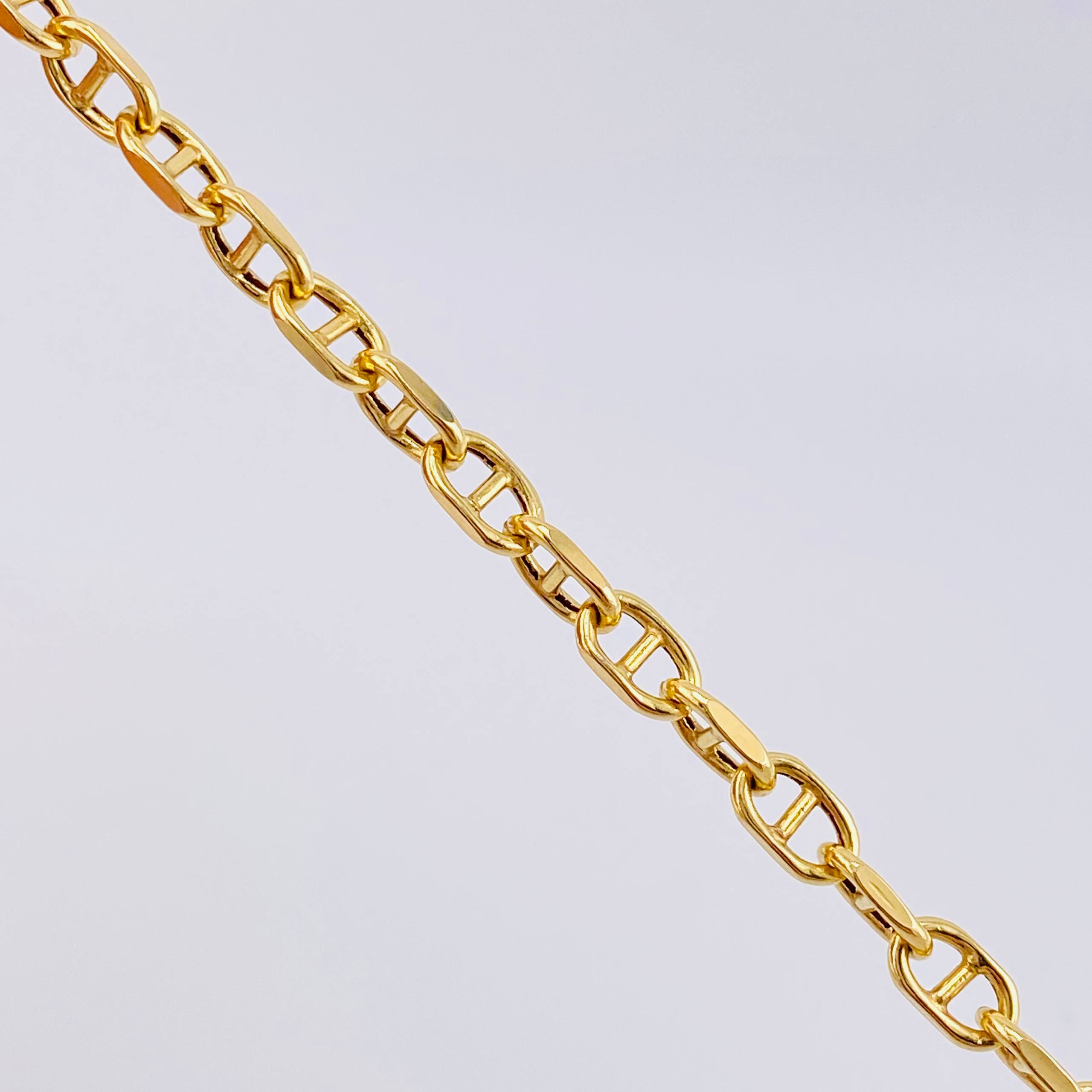 Cadena Marinera 13.2gr / 50cm / 4.7mm Oro Amarillo 18K