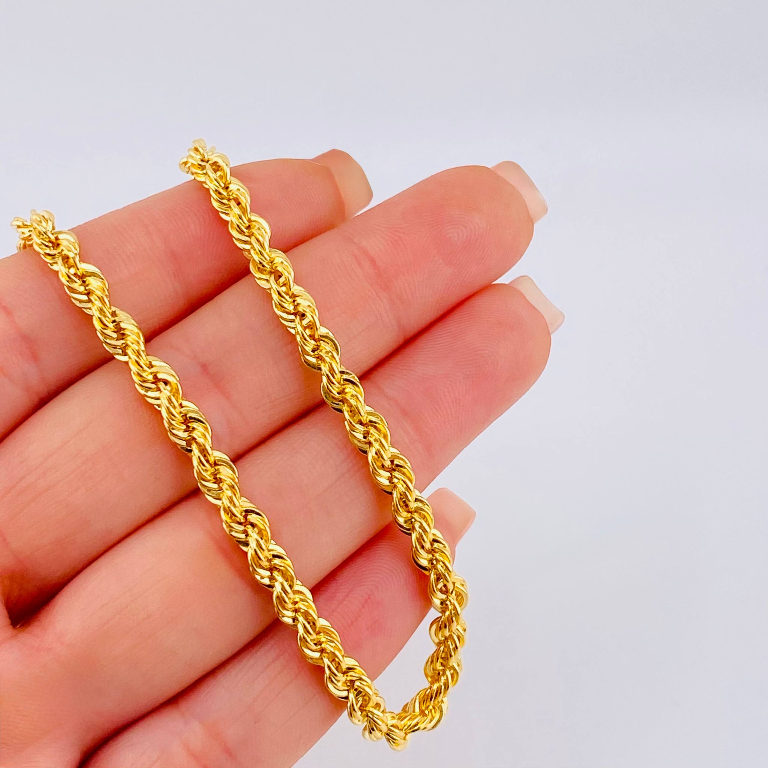 Cadena Lazo 13.65gr / 60cm / 4.4mm Oro Amarillo +3 18K
