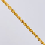 Cadena Lazo 8gr / 60cm / 3.25mm Oro Amarillo +3 18K