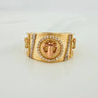 Anillo Ancla 10.5gr / T10 / Tres Oros 18K