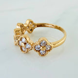 Anillo Treboles 3.75gr / T6 1/2 / Oro Amarillo 18K $