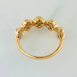 Anillo Treboles 3.75gr / T6 1/2 / Oro Amarillo 18K $