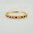 Anillo Churumbela Flores 1.45gr / T6 3/4 / Oro Amarillo 18K