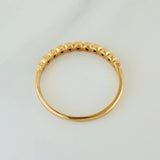Anillo Churumbela Flores 1.45gr / T6 3/4 / Oro Amarillo 18K