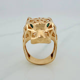 Anillo Pantera Filigrana 13.25gr / T9 1/4 / Oro Amarillo 18K