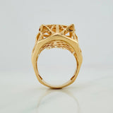 Anillo Pantera Filigrana 13.25gr / T9 1/4 / Oro Amarillo 18K