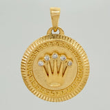 Dije Corona 6.95gr / 3.6cm / Oro Amarillo 18K $