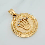 Dije Corona 6.95gr / 3.6cm / Oro Amarillo 18K $