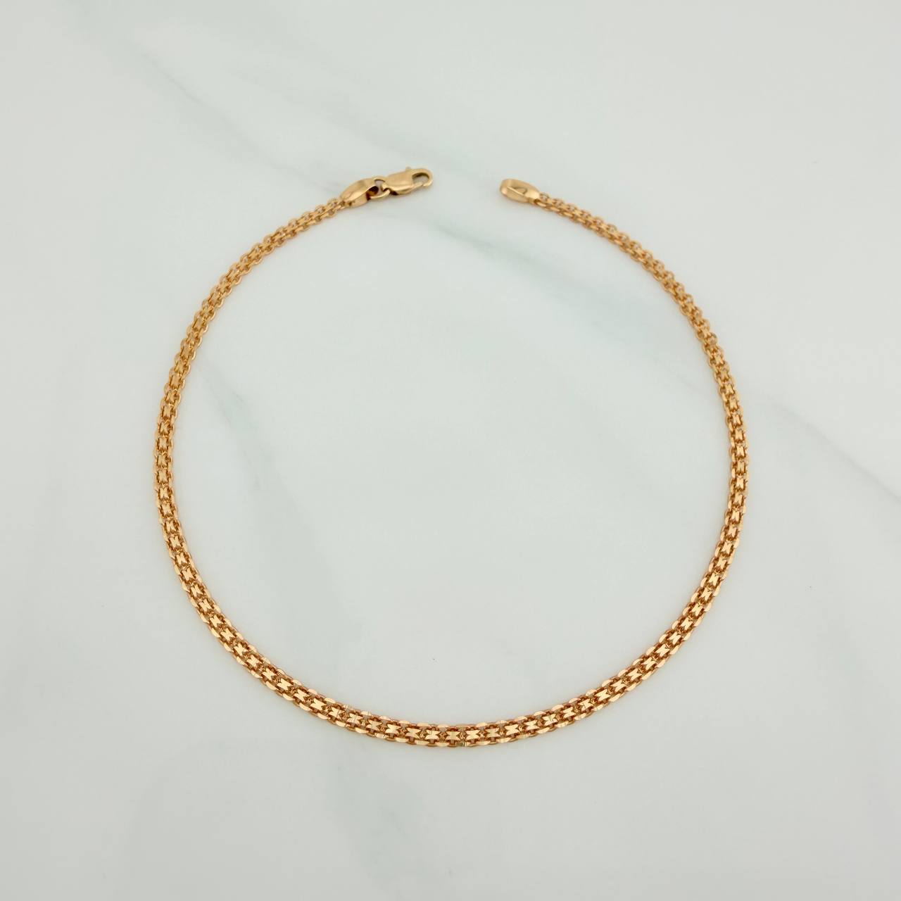 Pulso Chino 2.7gr / 19cm / 2mm Oro Amarillo Nac.Esp. 18K $