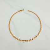 Pulso Chino 2.5gr / 17.5cm / 2mm Oro Amarillo Nac.Esp. 18K $