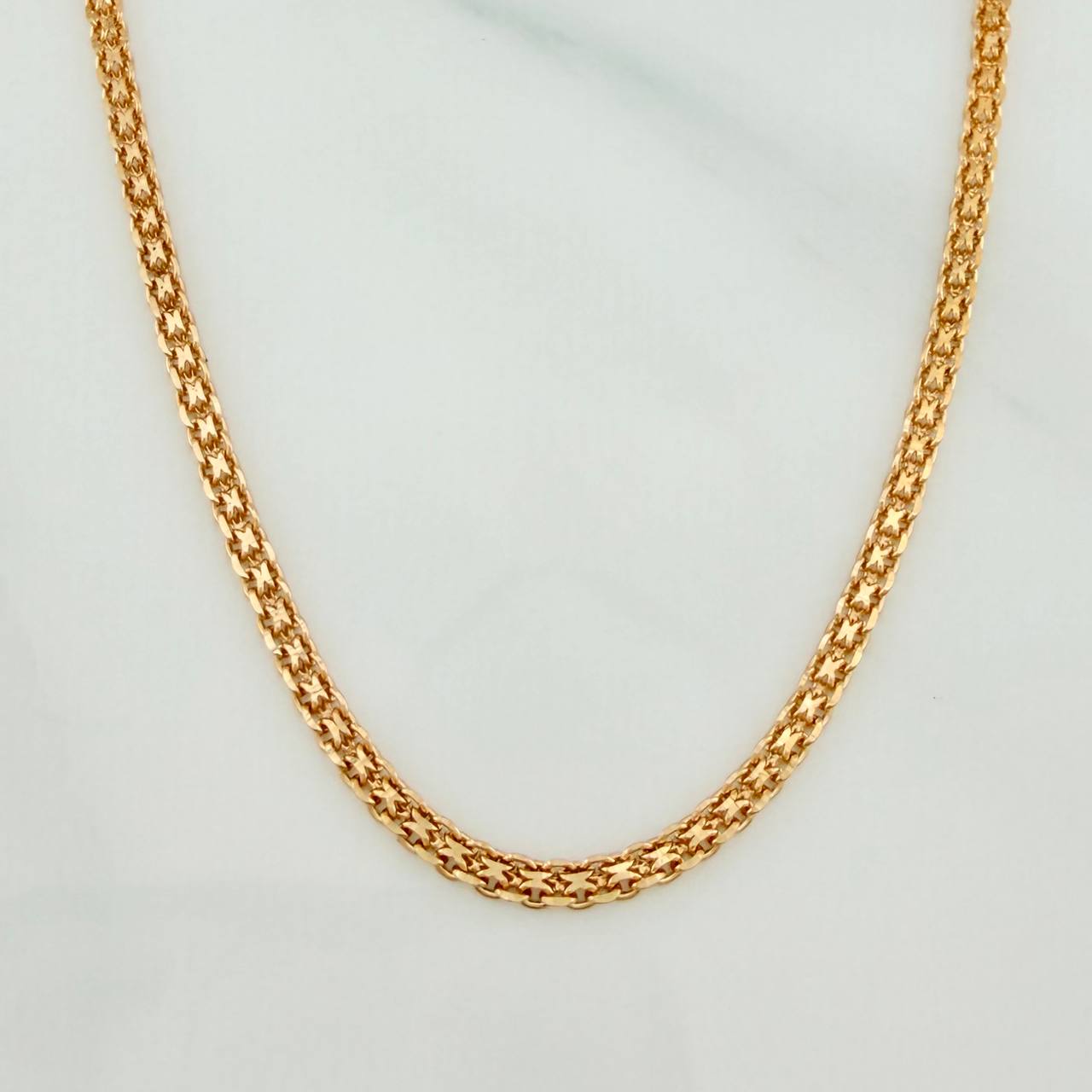 Cadena China 7.85gr / 55.8cm / 2mm Oro Amarillo Nac.Esp. 18K &