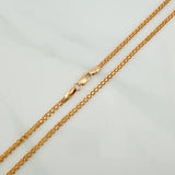 Cadena China 7.85gr / 55.8cm / 2mm Oro Amarillo Nac.Esp. 18K &