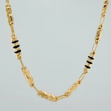 Cadena Rustica Cilindro 12.8gr / 61cm / 3.4mm Oro Amarillo 18K %