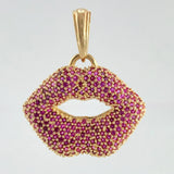 Dije Labios 5.25gr / 2.9cm / Oro Amarillo 18K