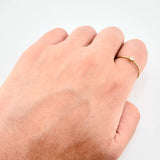 Anillo Solitario 0.55gr / T8 1/2 / Oro Amarillo 18K *