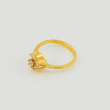 Anillo Flor Seis Petalos 3.35gr / T7 1/4 / Oro Amarillo 18K *