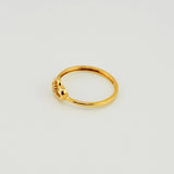 Anillo Corazón 1.1gr / T5 3/4 / Oro Amarillo 18K *