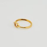 Anillo Corazón 1.15gr / T6 1/4 / Oro Amarillo 18K *