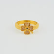 Anillo Trebol Tupido 4.05gr / T7 1/4 / Oro Amarillo 18K *