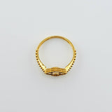 Anillo Trebol Dorado 2.3gr / T6 / Oro Amarillo Nac.Esp. 18K *