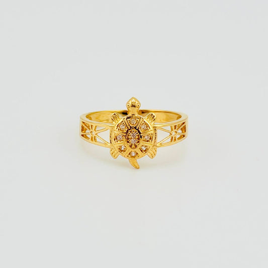 Anillo Tortuga 2.5gr / T6 1/4 / Oro Amarillo 18K *