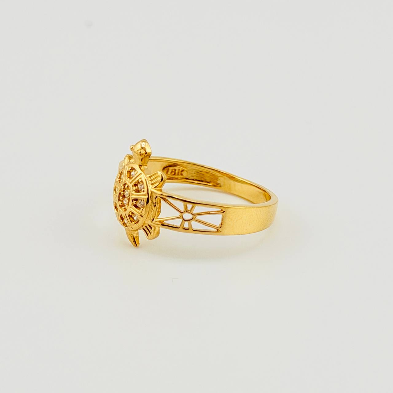 Anillo Tortuga 2.5gr / T6 1/4 / Oro Amarillo 18K *
