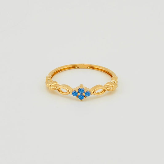 Anillo Nudo De Vida 1.35gr / T6 / Oro Amarillo 18K *