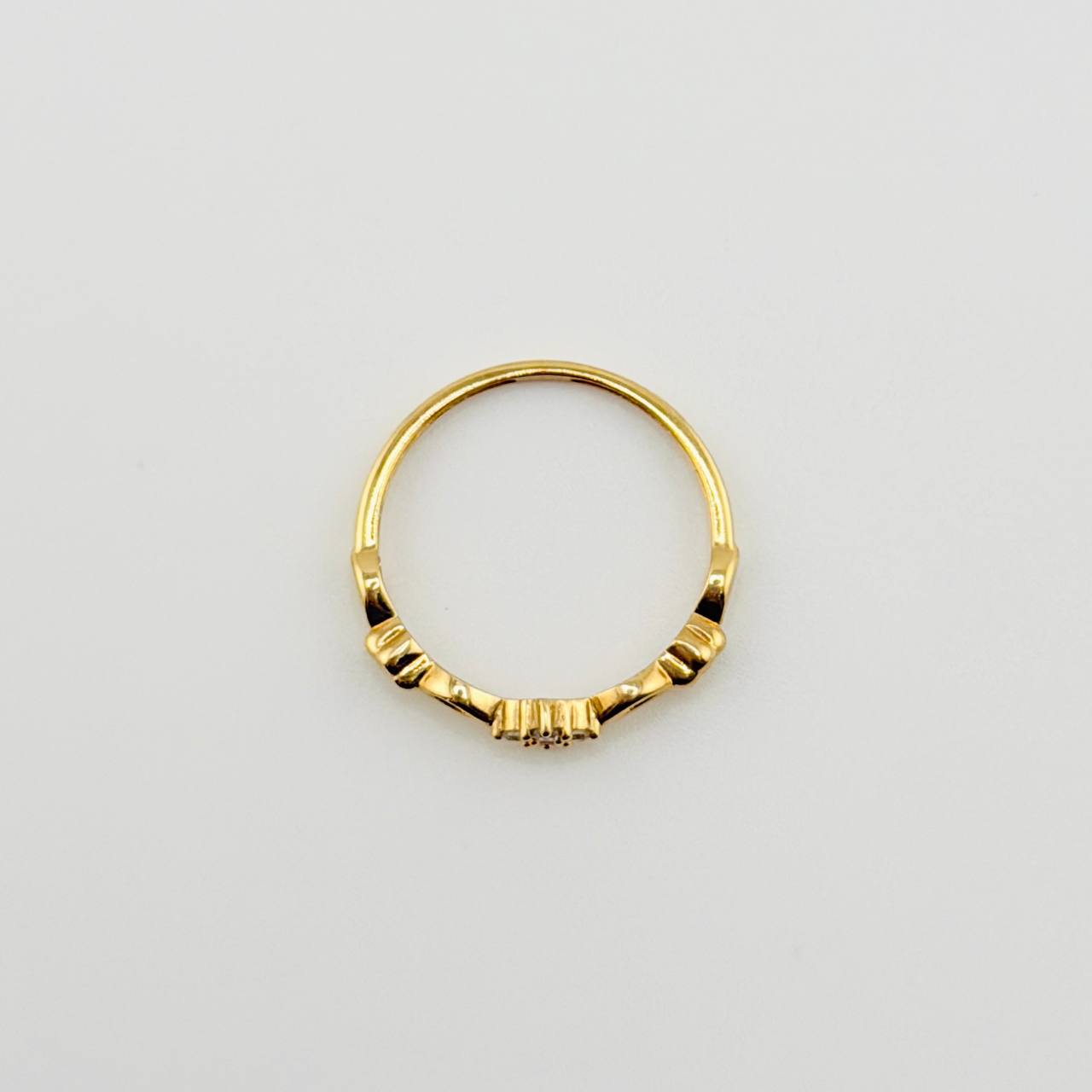 Anillo Nudo De Vida 1.25gr / T7 1/4 / Oro Amarillo 18K *