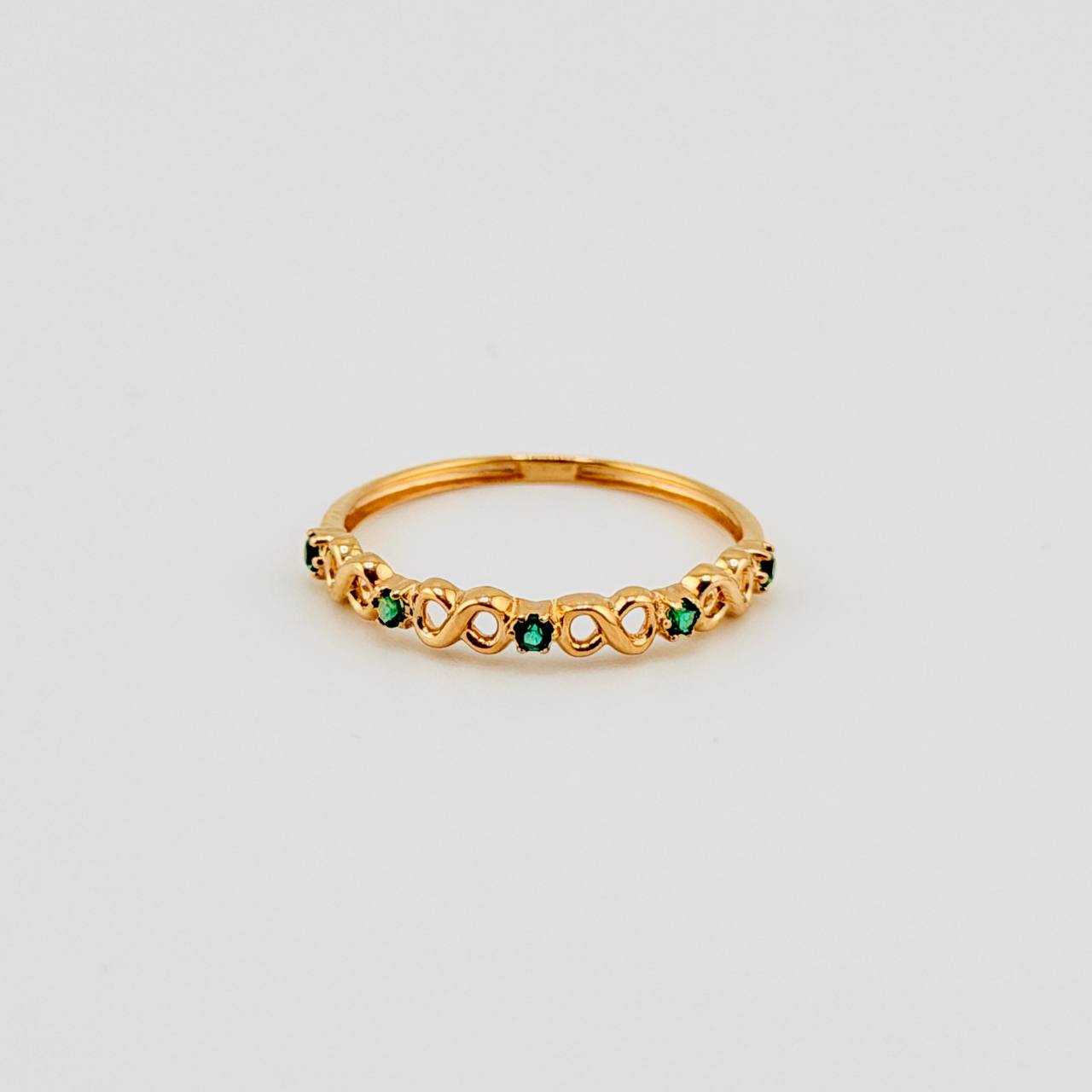 Anillo Infinitos 1gr / T6 / Oro Amarillo 18K *