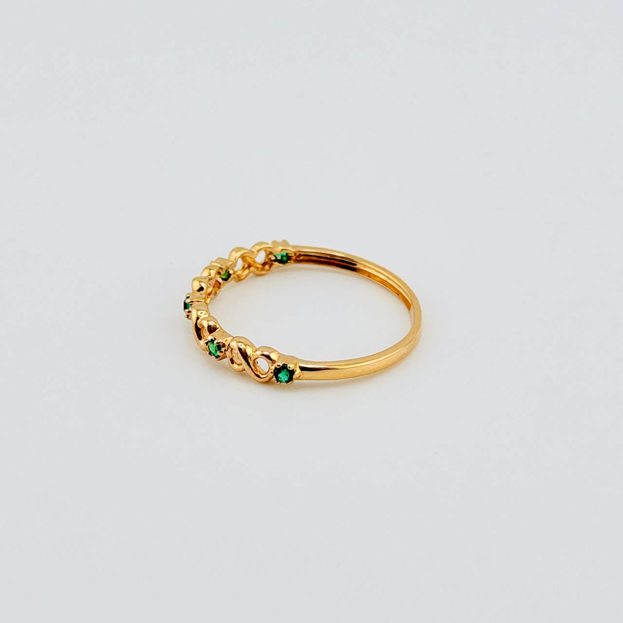 Anillo Infinitos 1gr / T6 / Oro Amarillo 18K *