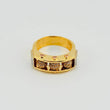 Anillo Bolas De Fuego 12.6gr / T10 1/2 / Dos Oros Amarillo Blanco 18K *