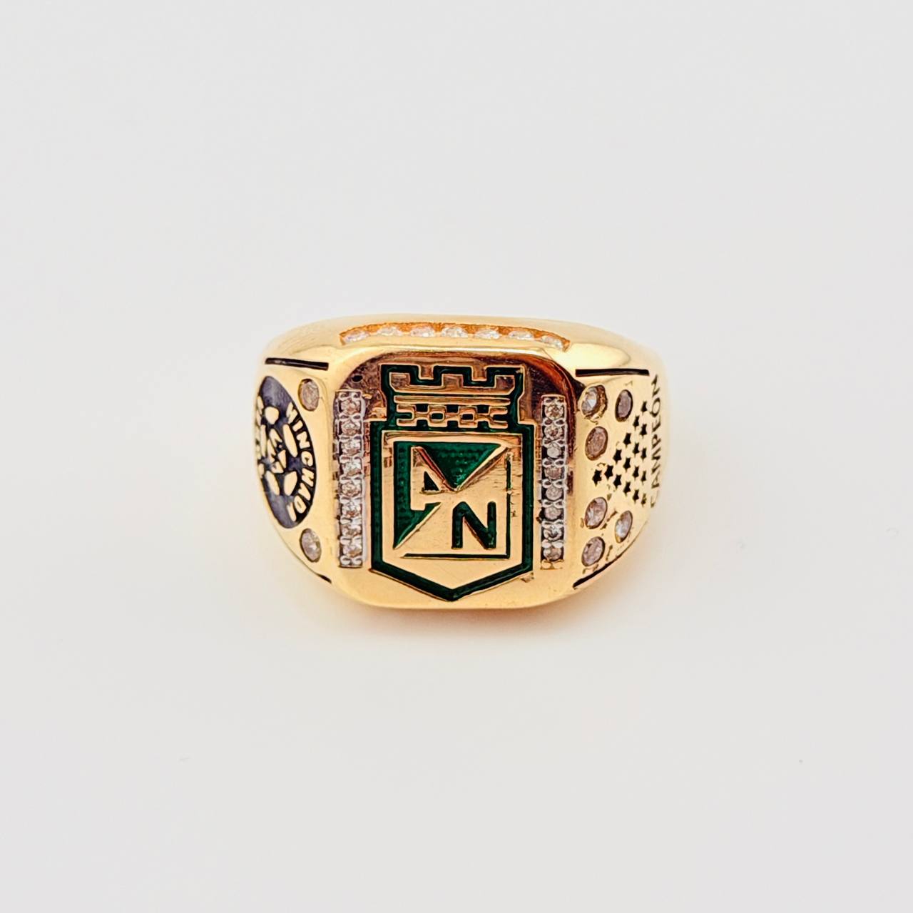 Anillo Atletico Nacional 12.8gr / T10 / Oro Amarillo 18K *