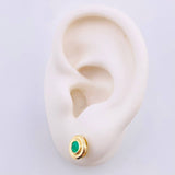 Topos Donal Lisa Esmeraldas 36pts 2.5gr / 8mm Oro Amarillo 18K ©