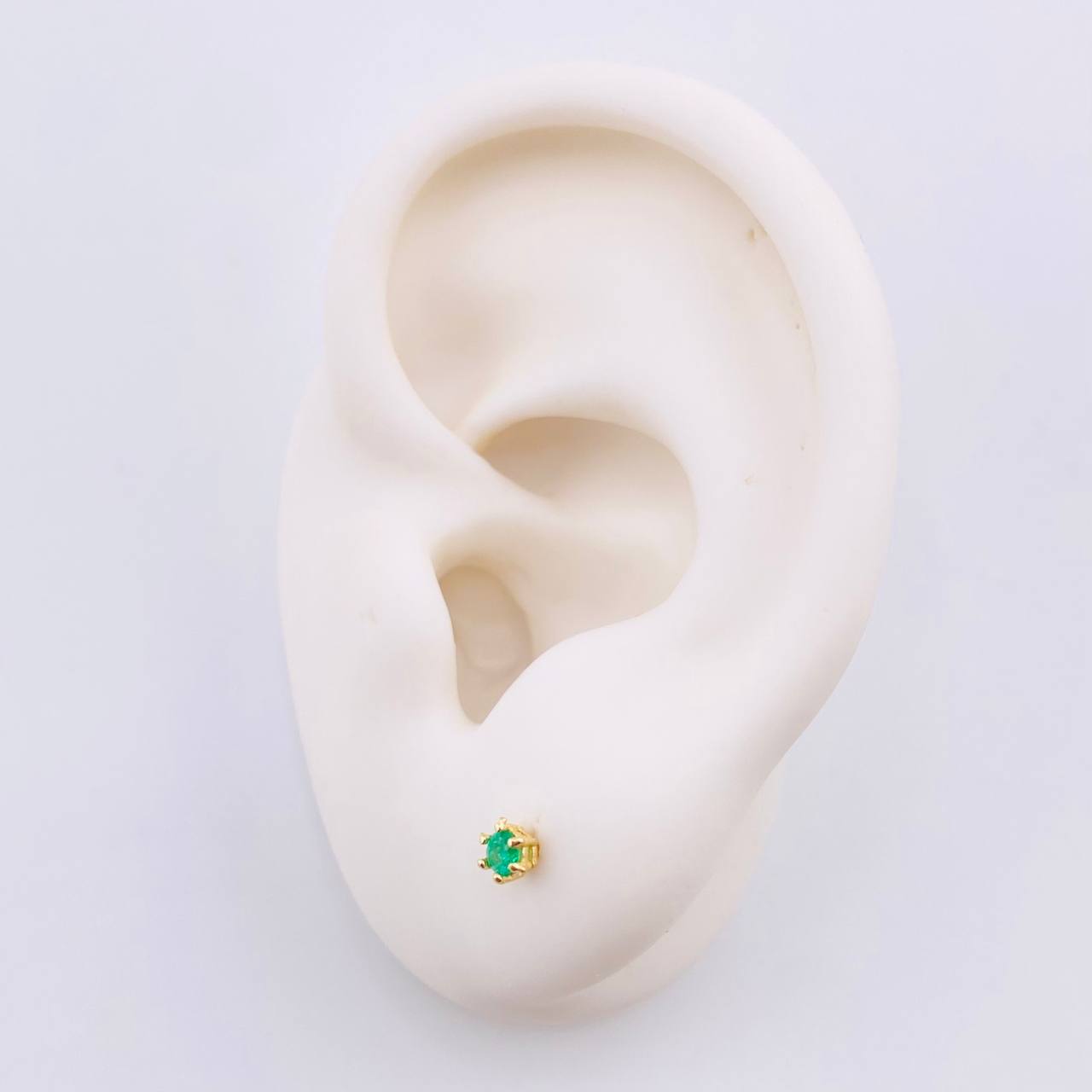 Topos Cesta Esmeraldas 30pts 0.9gr / 3mm Oro Amarillo 18K ©