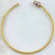 Pulso Veneciano Cubicular 6.95gr / 21cm / Oro Amarillo +4 18K