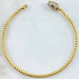 Pulso Veneciano Cubicular 6.95gr / 21cm / Oro Amarillo +4 18K
