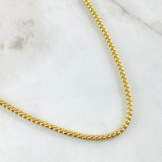 Cadena Veneciana Cubicular Monaco 15.45 g / 63.1 cm / 2.9 mm Oro Amarillo 18K