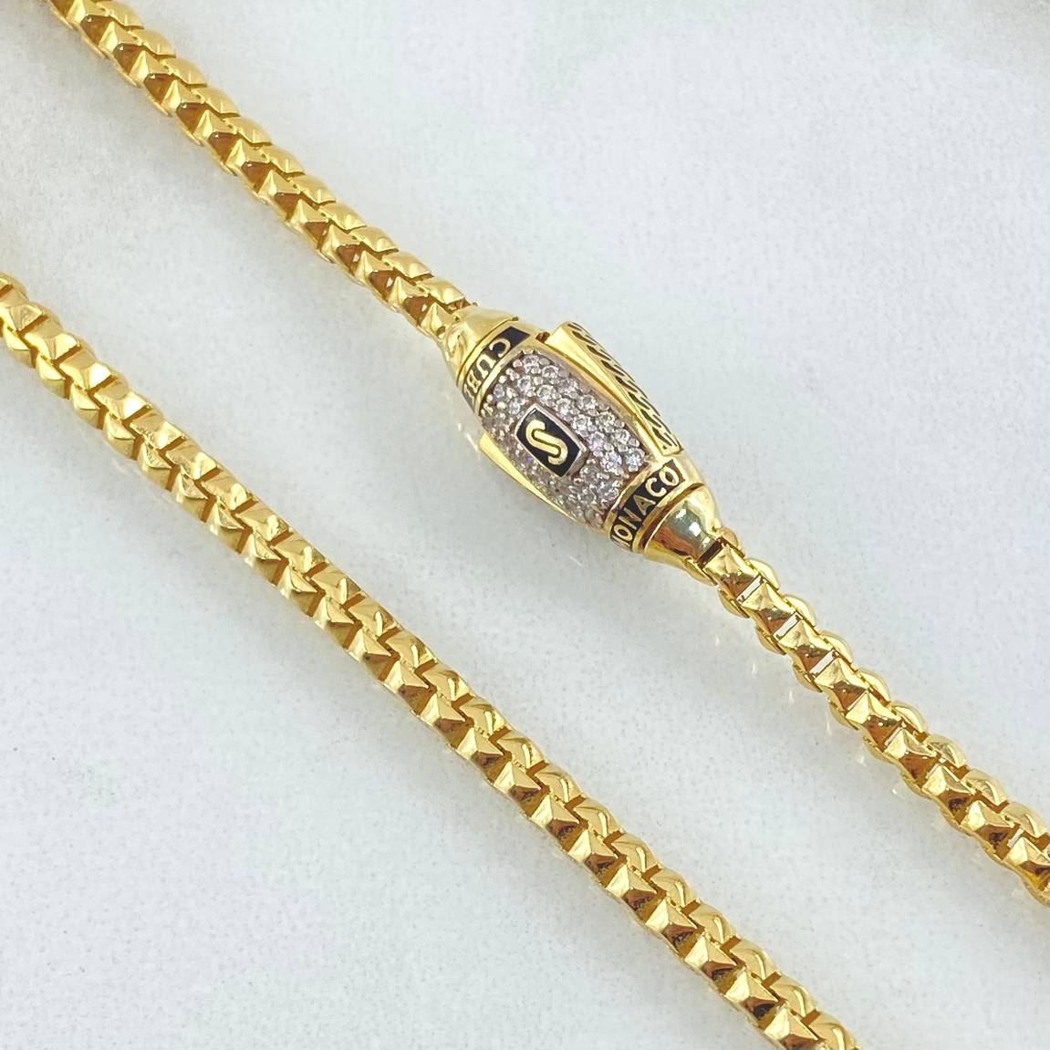Cadena Veneciana Cubicular Monaco 15.45 g / 63.1 cm / 2.9 mm Oro Amarillo 18K