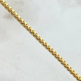 Cadena Veneciana Cubicular 17.2gr / 60cm / Oro Amarillo +4 18K