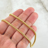 Cadena Veneciana Cubicular 17.2gr / 60cm / Oro Amarillo +4 18K
