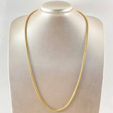 Cadena Veneciana Cubicular 17.2gr / 60cm / Oro Amarillo +4 18K